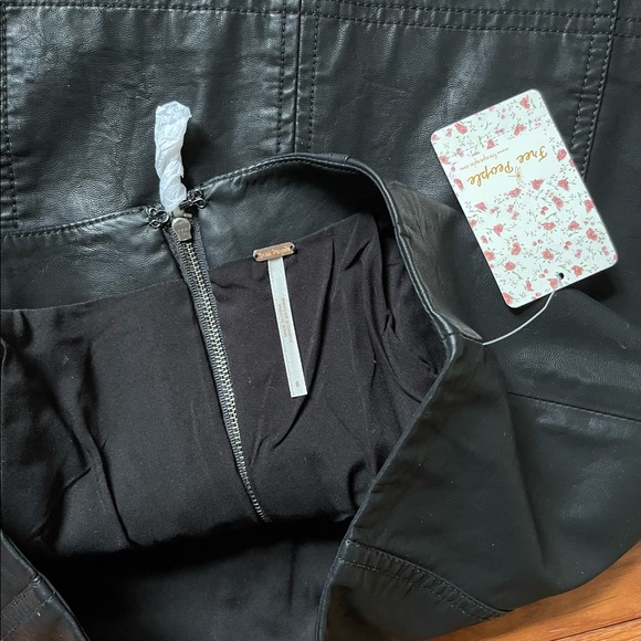 Free People Leather Skirt - Picture 4 of 4